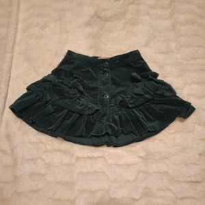 Sugar Thrillz Green Corduroy Skirt